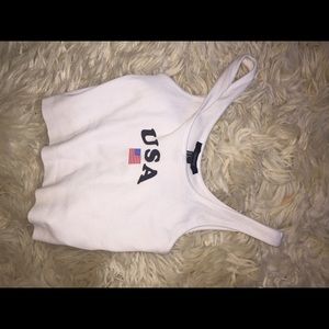 USA crop top
